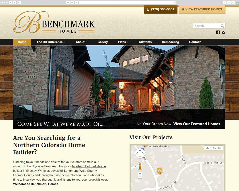Benchmark Homes screenshot