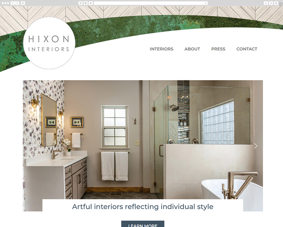 Hixon Interiors desktop screenshot