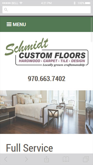 Schmidt Custom Floors screenshot