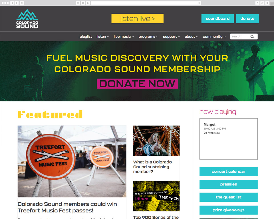 Colorado Sound desktop screenshot