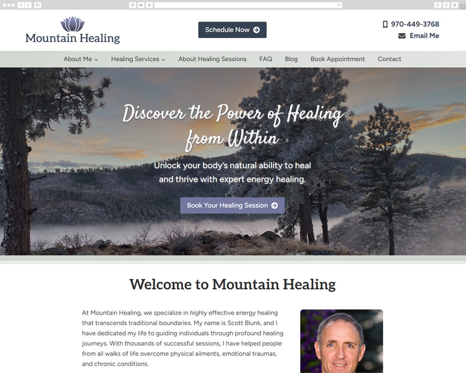Mountain Healing desktop screenshot