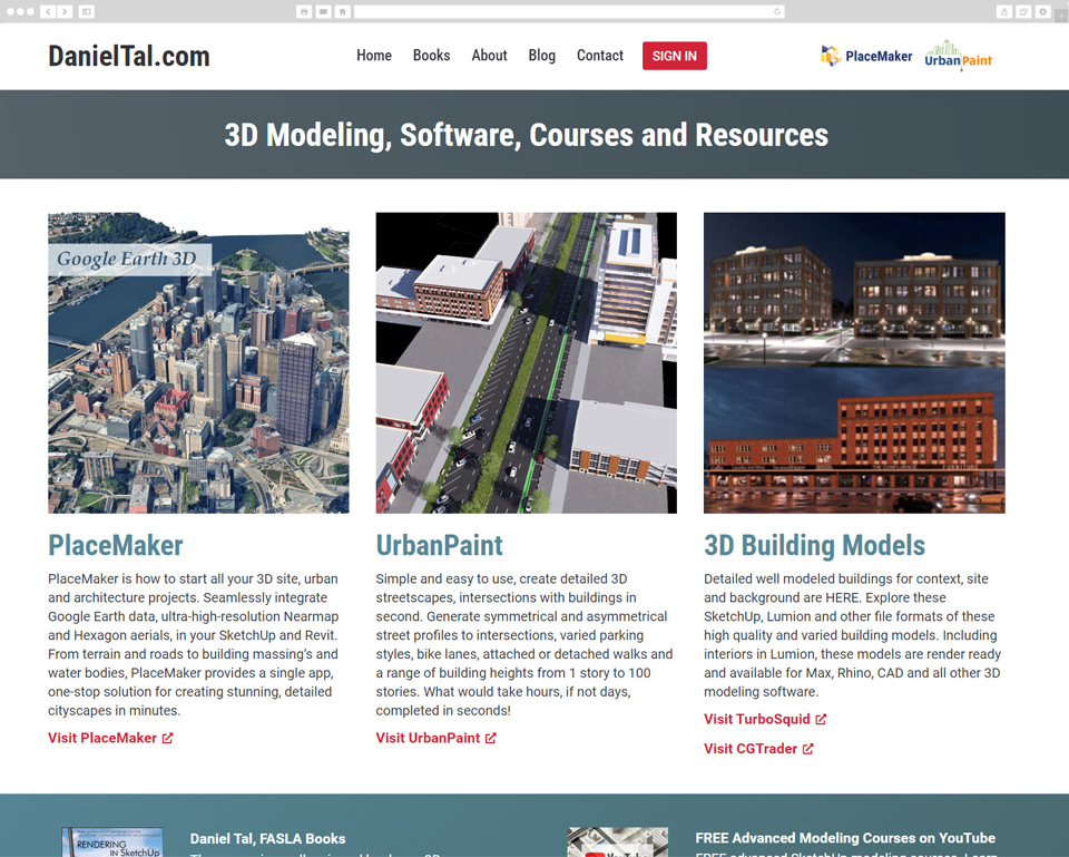 DanielTal.com desktop screenshot
