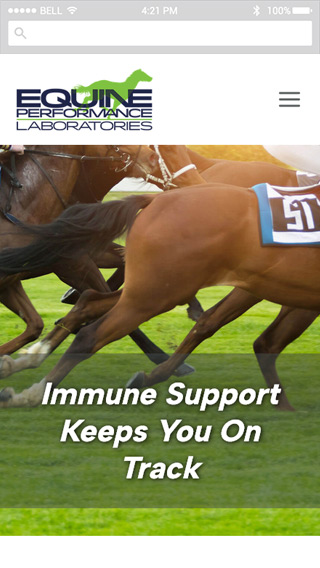 Equine Labs mobile screenshot
