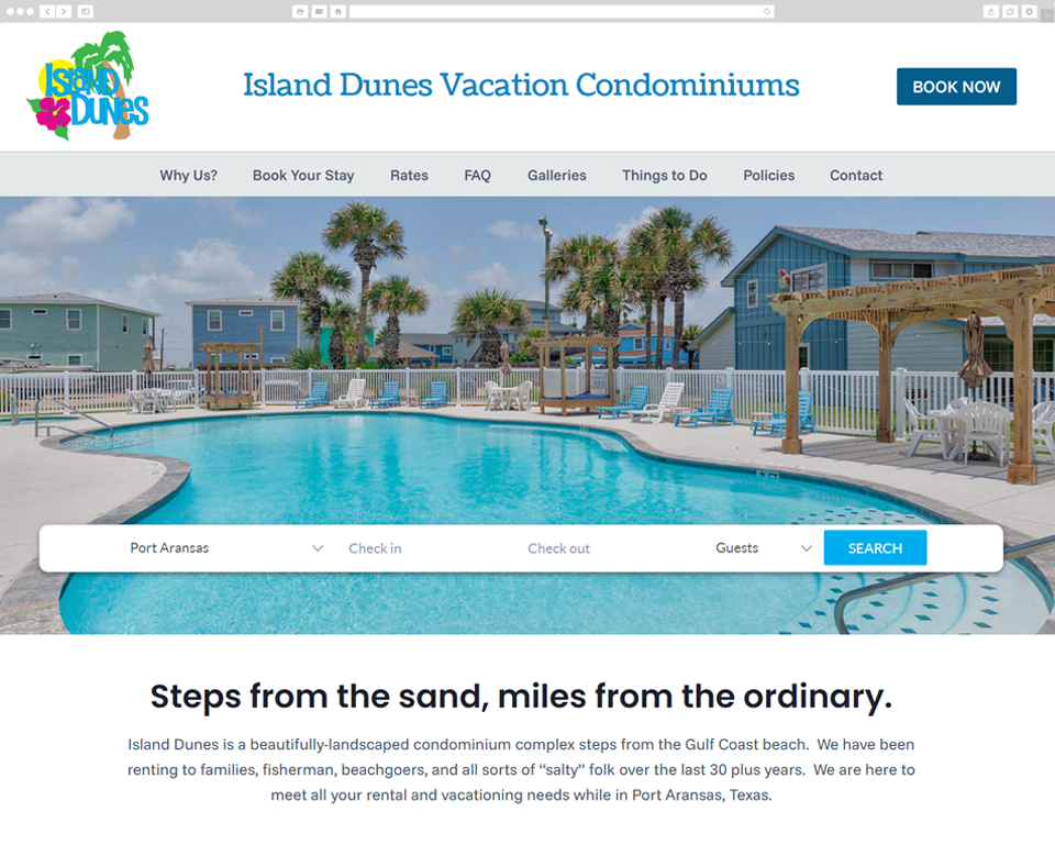 Island Dunes desktop screenshot