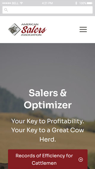 American Salers Association mobile screenshot